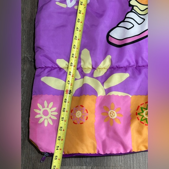 Vintage Dora The Explorer 2002 Viacom Children’s Sleeping Bag Y2K Purple 54”30” - Picture 6 of 6